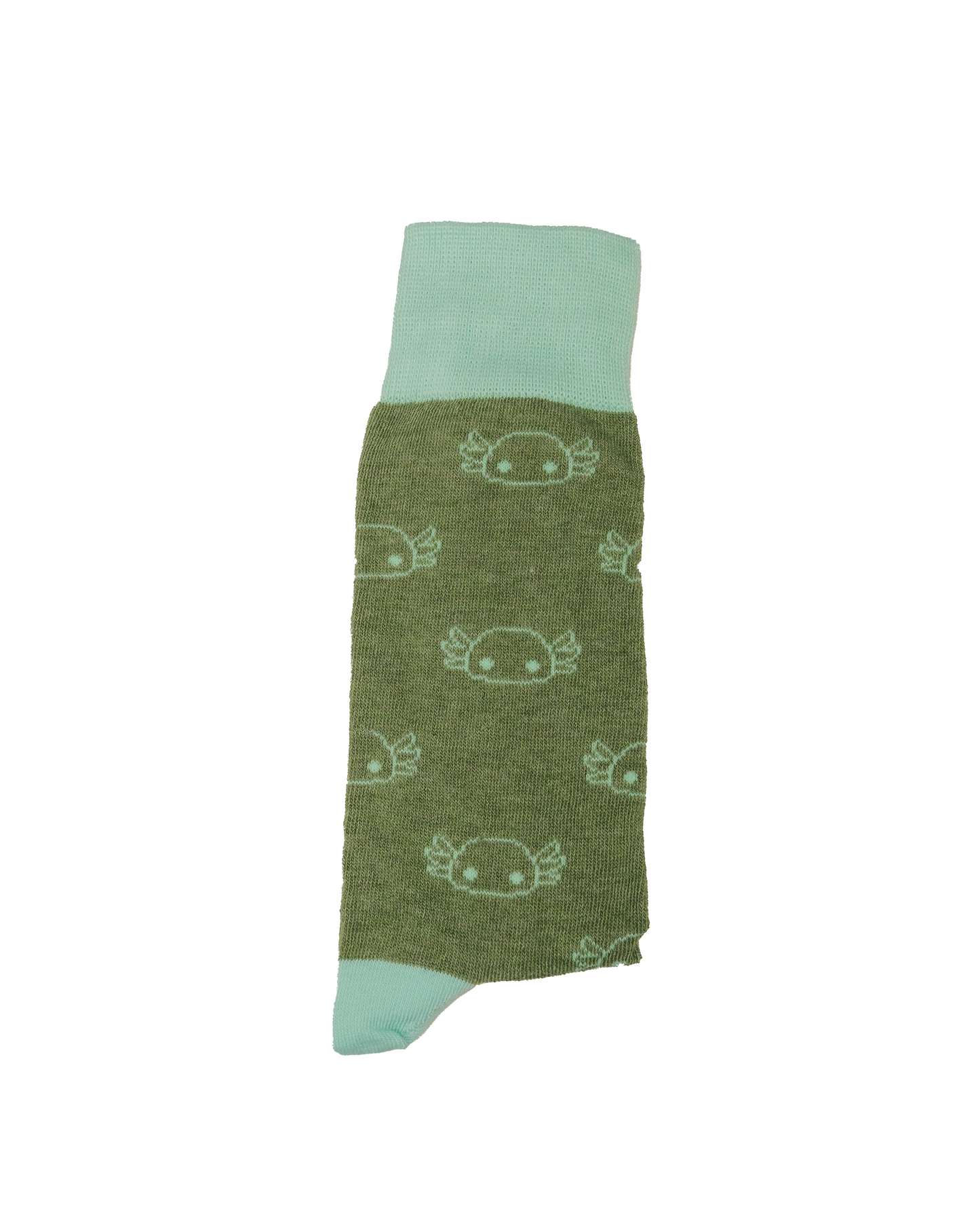 Calceta Monstruo de Agua Verde Menta