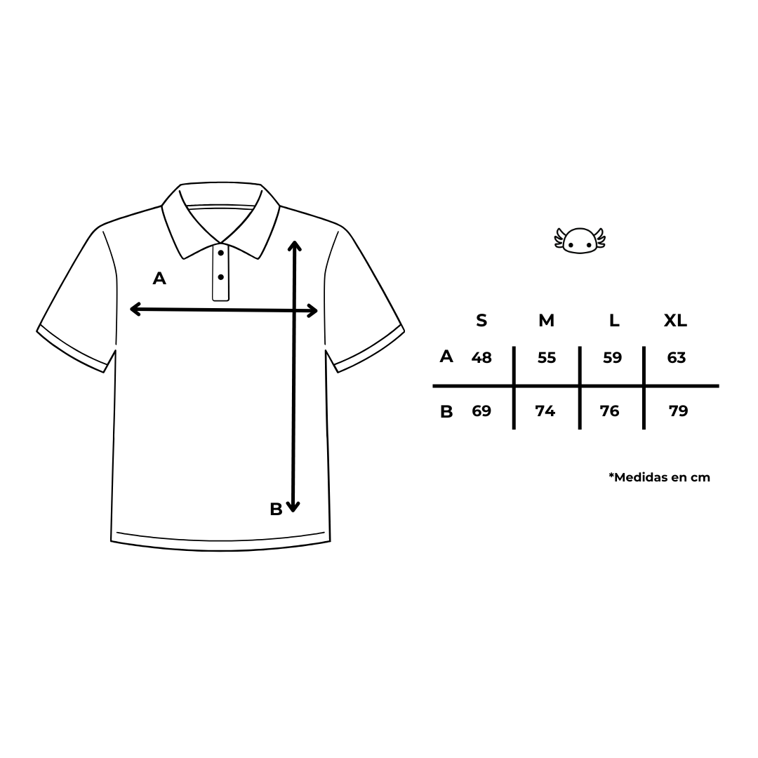 Polo Monstruo de Agua Azul Marino