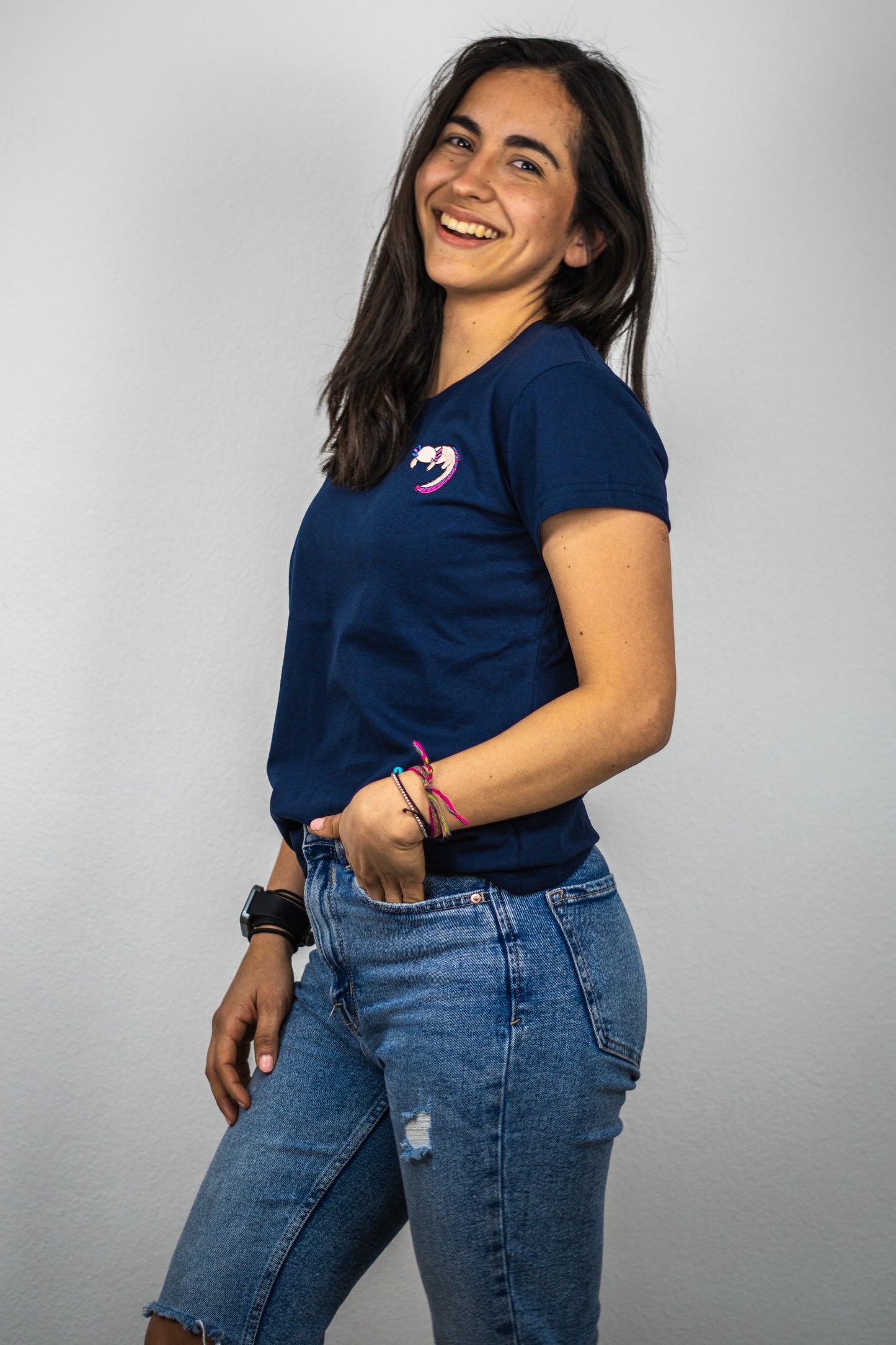 Ecoxolotl Matlaltic (Azul Marino) Mujer