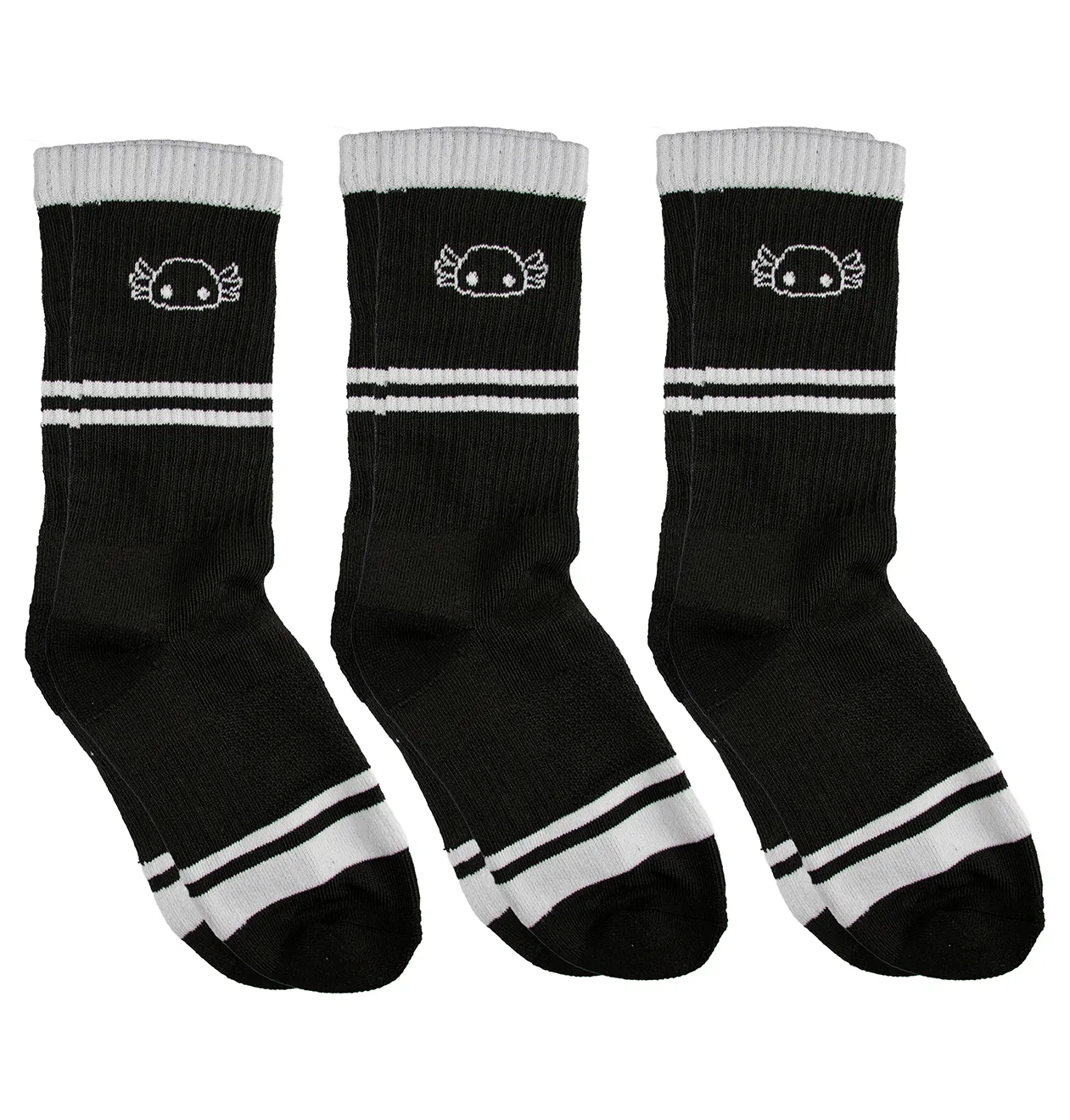 Calceta Deportiva Pro-Fit Negra