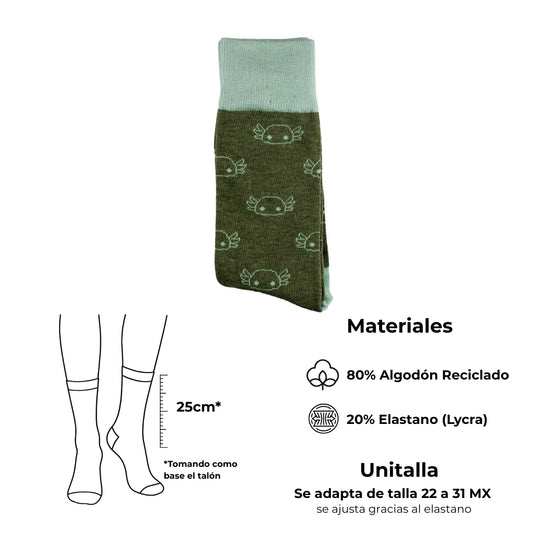 Calceta Godinez Verde Menta